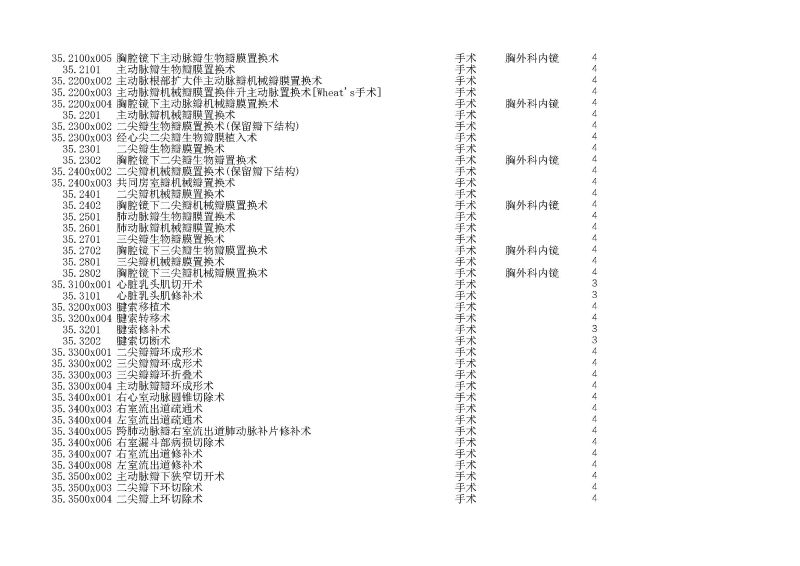 泰康同濟（武漢）醫(yī)院2024年手術操作分級目錄_頁面_079