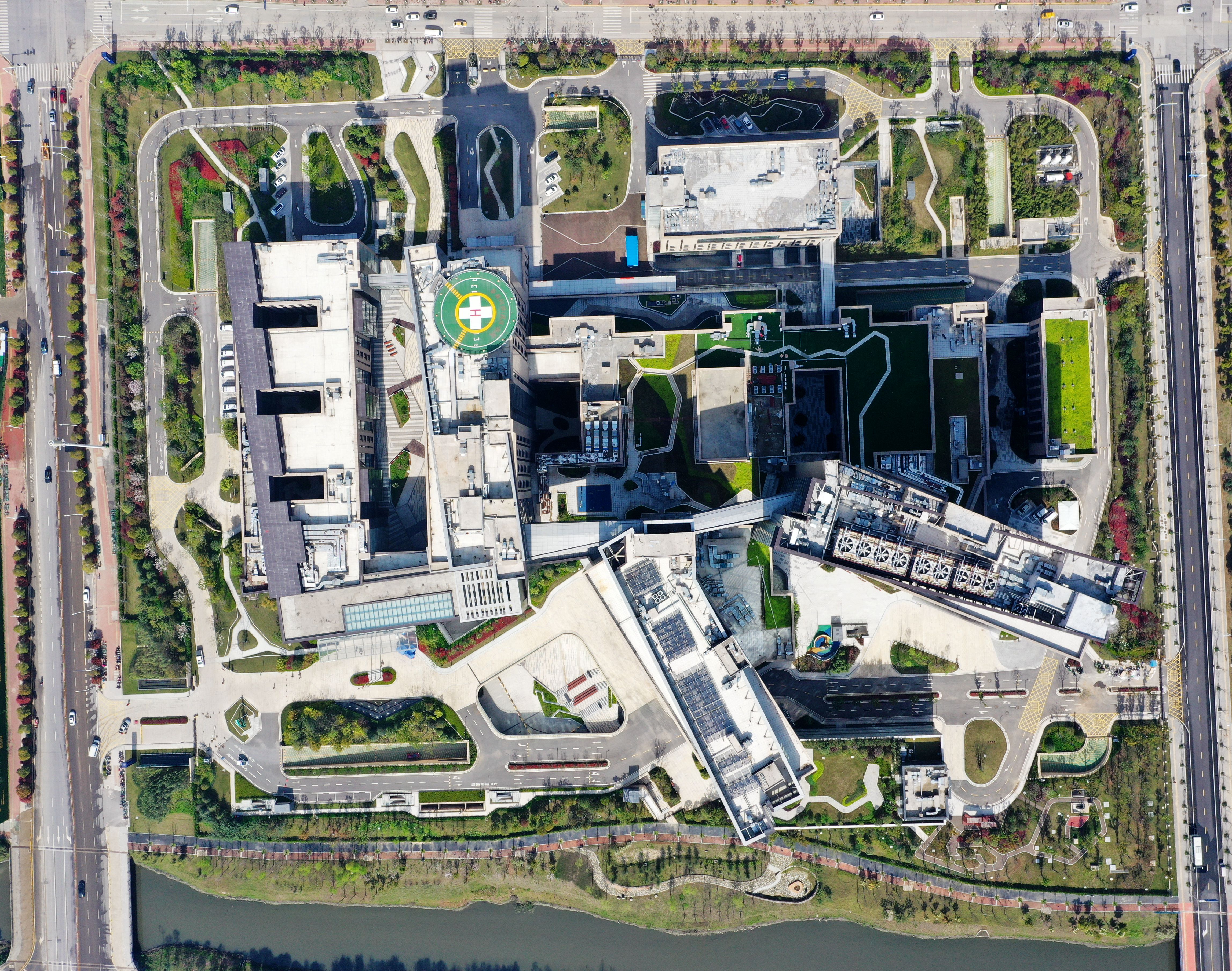 醫(yī)院鳥瞰圖1